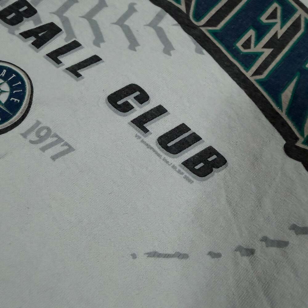 2007 Seattle Mariners Men's MLB Majestic Blue Long Sleeve T-Shirt Large - Picture 5 of 8